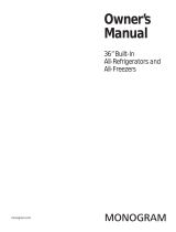 Monogram ZIR360NHLH Owner's manual