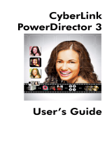 CyberLink PowerDirector 3 Owner's manual
