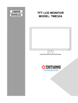 Tatung TME32A User manual