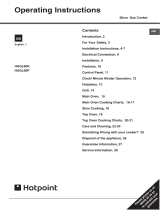 Hotpoint HAGL60K User guide