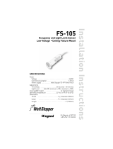 Legrand FS-105 Fixture Occupancy Sensors Installation guide
