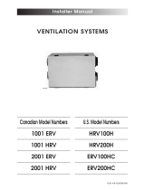 Broan ERV200HC Installation guide