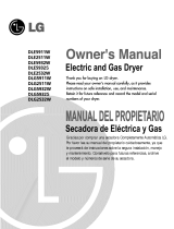 LG DLE0332W Owner's manual