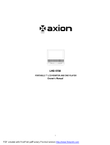 Axion LMD-5708 User guide
