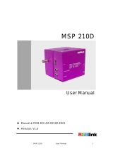 RGBlink MSP210D User manual