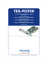 Trendnet TEG-PCITXR User guide