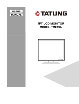 Tatung TME19W User manual