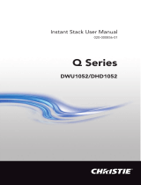 Christie DWU1052-Q User manual