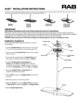 RAB Lighting PLED2X10 Operating instructions