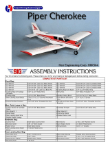 SIG Award Winning Model Designs Piper Cherokee User manual
