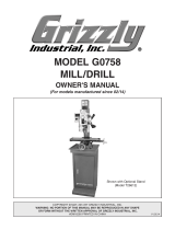 Grizzly G0758 Owner's manual