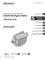 Sony DCR-HC28 Owner's manual