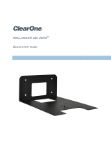 ClearOne UNITE 200 Wall Mount - Quick start guide