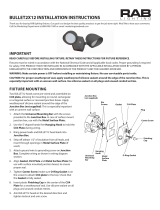 RAB Lighting BULLET2X12NW Operating instructions
