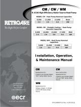 EMI CM / CW / WM R-410A High Efficiency Water Source Heat Pump Installation & Operation Manual