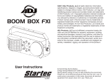 ADJ Products Boom Box FX1 User manual