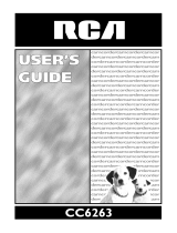 RCA CC6263 Owner's manual