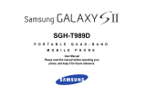 Samsung SGH-T989D User manual