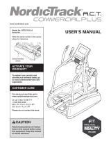 NordicTrack A.C.T. Commercial Plus User manual