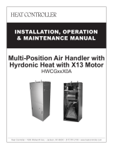 COMFORT-AIRE HWCG24X0A Installation, Operation & Maintenance Manual