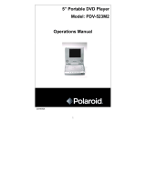 Polaroid PDV-523M2 Operating instructions