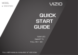 Vizio E500d-A0 Quick start guide
