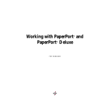 ScanSoft PaperPort Deluxe User manual