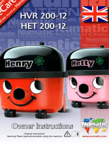 Numatic Henry HVR 200-12 User manual