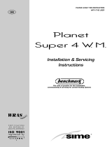 Sime Planet Super 4 W.M. Owner's manual