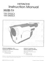 Hitachi VM-D965LA Owner's manual