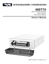 Standard Horizon MST70 Owner's manual