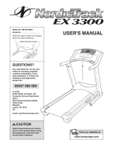 NordicTrack Ex 3300 Treadmill User manual