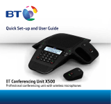 BT Conferencing Unit X500 User guide