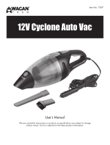 Wagan Tech 12V Cyclone Auto Vac User manual
