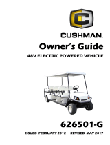 Cushman Shuttle 8 Electric Owner's manual