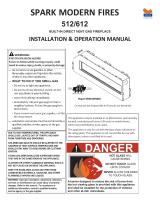 Spark Modern Fires manuals Installation guide