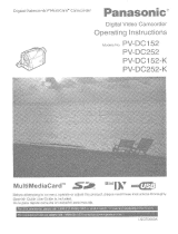 Panasonic PV-DC152 Owner's manual