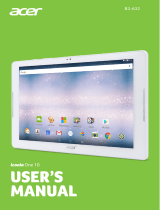 Acer Iconia One 10 B3-A32 User manual