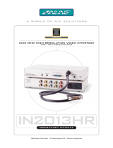 Extron IN2013HR User manual