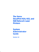 Xerox DocuPrint N32 Administration Guide