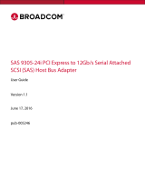 Broadcom SAS 9305-24i PCI Express to 12Gb/s Serial Attached SCSI (SAS) Host Bus Adapter User guide
