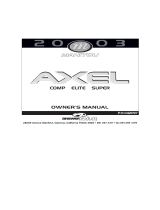 Manitou 2003 Axle Owner's manual