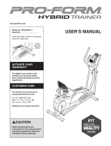 Pro-Form PFEL03815.2 User manual