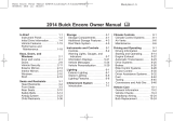 Buick Encore 2014 Owner's manual