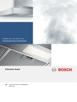 Bosch DWB074W50B Operating instructions
