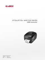 Godex RT700x series User manual