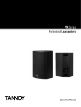 Tannoy VX 12.2Q-WH Owner's manual