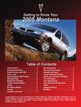 Pontiac Montana User guide