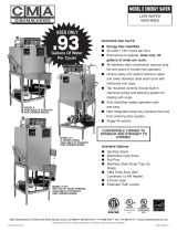 CMA Dishmachines E Datasheet