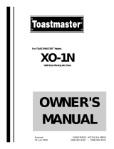 Toastmaster XO-1N Owner's manual